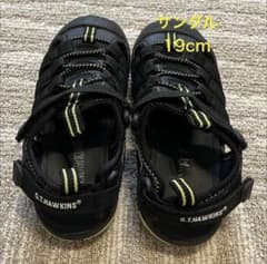 G.T.HAWKINS キッズ サンダル 19cm ブラックのサムネイル