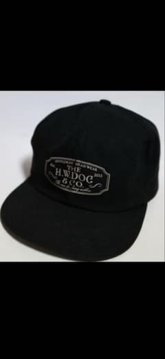 H.W.DOG 黒キャップ スナップバックのサムネイル
