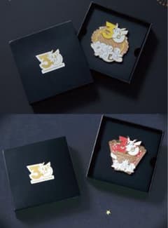 韓国限定】 ポケモン 30周年記念 ピンバッジ 第1、2世代御三家 2点