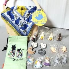 KALDI ネコバッグ ペットボトルカバー 猫フィギュア ラバー 17点まとめ売 KALDI ネコバッグ ペットボトルカバー 猫フィギュア ラバー 17点まとめ