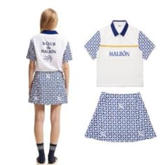 Malbon マルボン ゴルフ スカート 半袖 セットアップ
