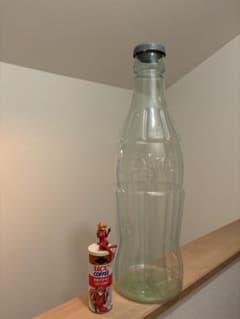 Coca-Cola Piggy Bank, Large, Cute, Bottle Coin Bank, Antique Style