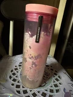 STARBUCKS ピンク花柄タンブラー2017のサムネイル