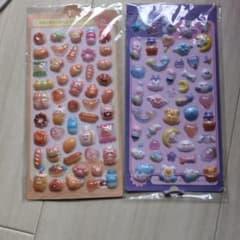 ぷっくりシール 2枚セット フード＆ファンタジーのサムネイル