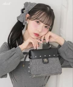 ROJITA ツイードミニBAG ノベルティ 千鳥格子柄のサムネイル