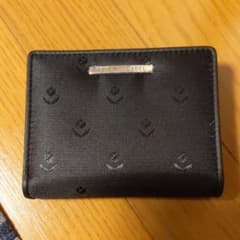 新品　プライベートレーベル　折り財布　黒のサムネイル