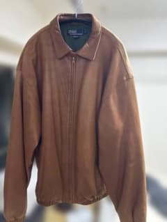 Polo by Ralph Lauren ブラウンレザージャケット XLのサムネイル