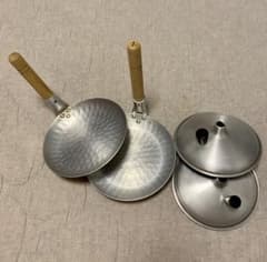 親子丼鍋と蓋の2個セット　中古のサムネイル
