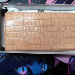 TOPKAPI がま口長財布、エナメル、クロコダイル型押し 箱付き - メルカリ