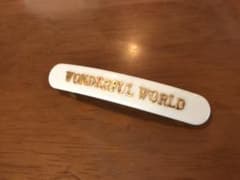 WONDERFUL WORLD バレッタ　ホワイトのサムネイル