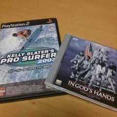 プレステ2サーフゲームと映画DVDのサムネイル