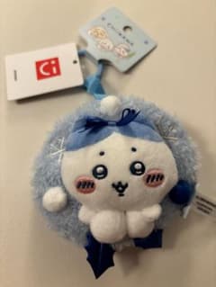 MINISO ちいかわ ぬいぐるみ リースマスコット　ハチワレのサムネイル