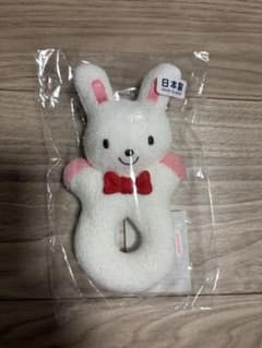 【新品未使用】ミキハウスうさぎ ラトル 日本製のサムネイル