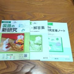 高校入試対策　国語の新研究 全面改訂版 国語の新研究定着ノート　新品未使用のサムネイル