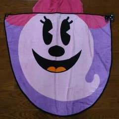 【ハロウィン前値下げ】ディズニーハロウィン　タオルマント　　オバケミニーのサムネイル
