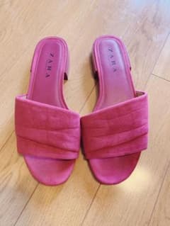 ZARA サンダル ミュール ピンクのサムネイル