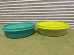 タッパーウェア 丸型　直径11cm2個セットのサムネイル