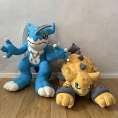デジモンアドベンチャー エクスブイモン アンキロモン ぬいぐるみ