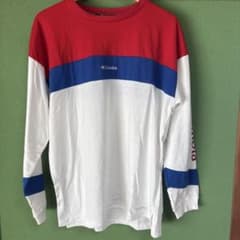 四*一様 Columbia 長袖Tシャツ L 赤/白/青のサムネイル