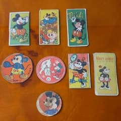 ミッキー・ミニー】ミッキー&ミニーめんこセット 昭和めんこ・面子