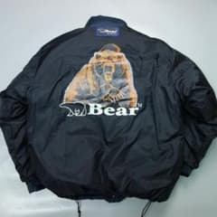 974極美品 Bear USA ベアー リバーシブルダウンジャケット メンズ M 