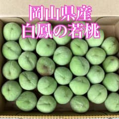岡山県産　白鳳の若桃1㎏　新鮮な物を発送しますのサムネイル