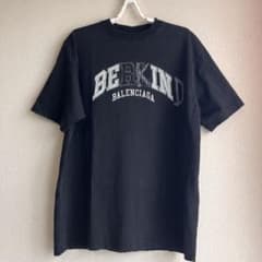BALENCIAGA BE KIND Tシャツ 23SS 刺繍 ダメージ加工 Lのサムネイル