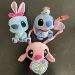 美品】スティッチ・エンジェル ぬいぐるみセット - メルカリ