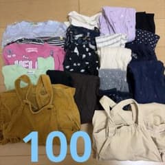 100cw女の子　子供服　まとめ売り 20点以上のサムネイル