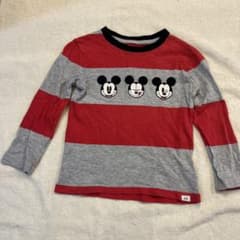 GAP ミッキーマウス 長袖カットソー ボーダーのサムネイル