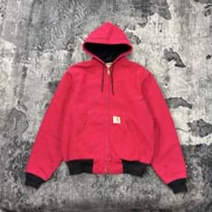 L Carhartt アクティブジャケット レッド 希少カラー vintage - メルカリ