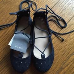 ZARA  レースアップシューズ  新品  更にお値引きしました！のサムネイル