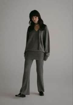 Rielle Riche 3way Layered Rib Knit Pantsのサムネイル