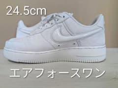 み*ぃ様 美品　NIKE エアフォース1 24.5cm グレー　ホワイトのサムネイル