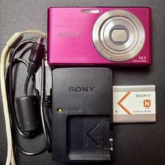 【動作確認済】SONY DSC-W530 Cyber-shot ピンクのサムネイル