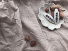 ハンドメイド パッチンピン  オーバル ラベンダーのサムネイル
