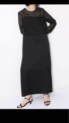 SLOBE IENA HABI ブラックシアードレスのサムネイル