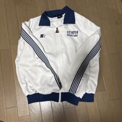 STARTER Black Label トラックジャケット ホワイト×ネイビーのサムネイル