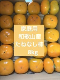 ☆【家庭用】和歌山産 たねなし柿 8kgのサムネイル
