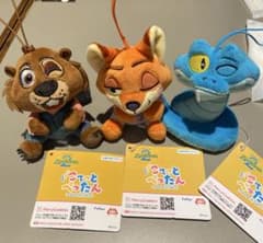 ズートピア2 こてっとぺったんマスコット　〜ニックアソート〜　3種セット