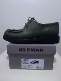 新品★クレマンパドレモスグリーンサイズ42フランス製チロリアンシューズ KLEMAN クレマン パドロール オーク チロリアン オリーブグリーン42