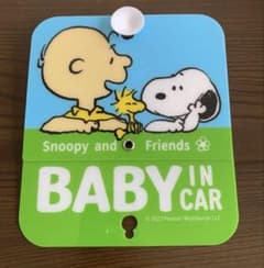 スヌーピー CHILD IN CAR サインのサムネイル
