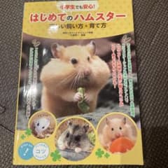 小学生でも安心!はじめてのハムスター 正しい飼い方・育て方のサムネイル