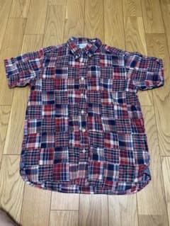 Columbia パッチワーク 半袖シャツ Mサイズ　美品のサムネイル