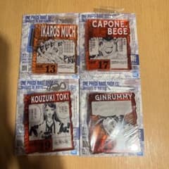 ONE PIECE 아크릴 블록 366일 생일 4종 세트