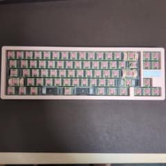 IKKI68 Aurora pink 自作キーボードのサムネイル