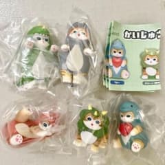 mofusand かいじゅうにゃんフィギュア 全5種 コンプ