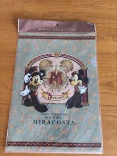東京ディズニーシー ホテルミラコスタ 5周年 クリアファイルのサムネイル