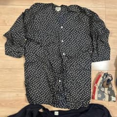 さくらんぼ様専用　江戸一　濃口シャツのみ　ネイビー 大のサムネイル