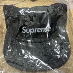 Supreme Lasered Denim Camp Cap ブラックのサムネイル